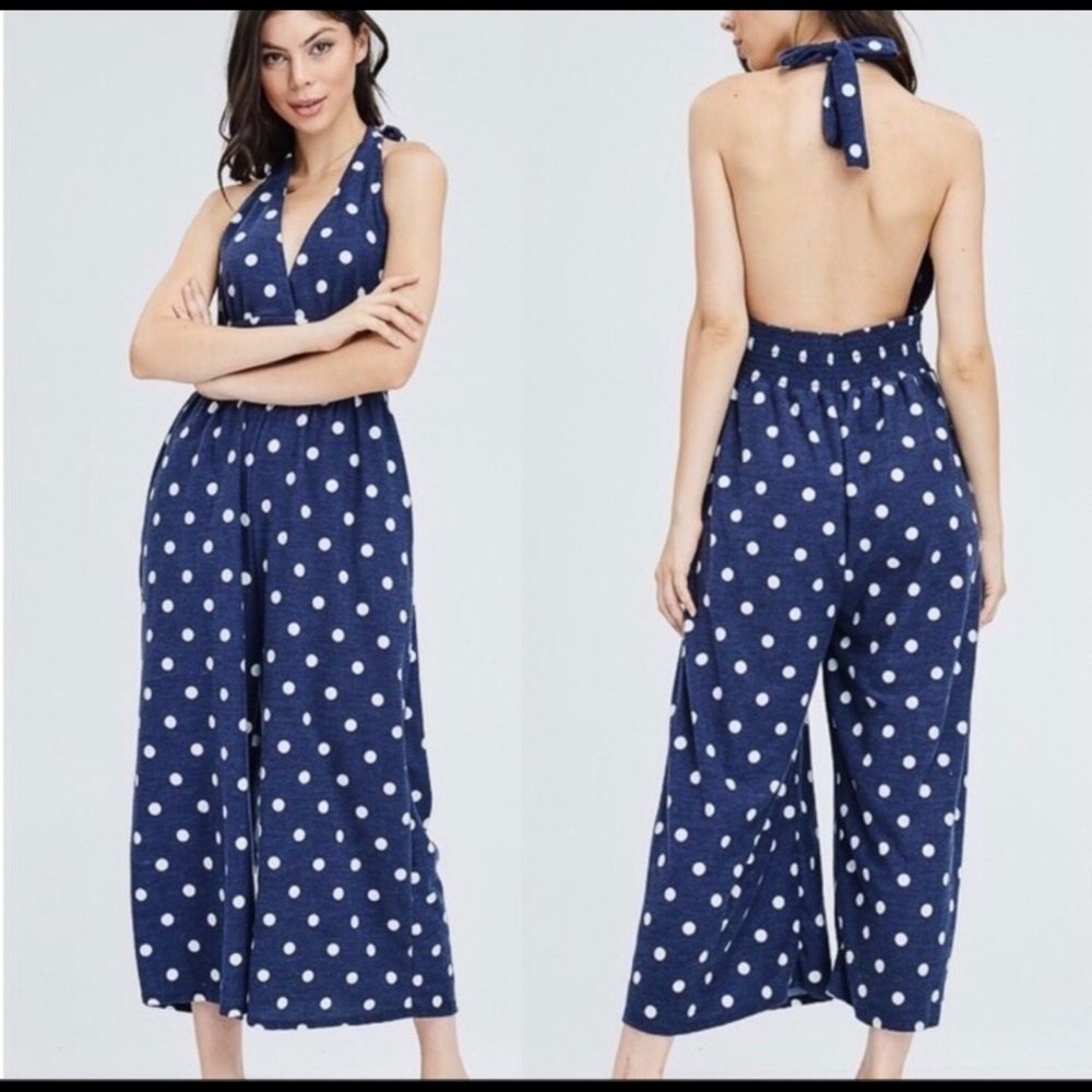 ♥️ 2 left ♥️ Polka dot jumpsuit